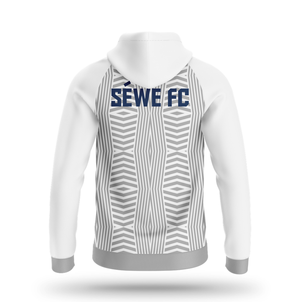 SEWE SPORT Veste de survêtement à capuche - Blanc