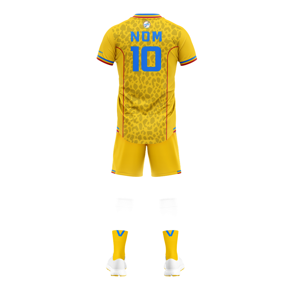FEDERATION DE VOLLEYBALL DU CONGO Kit de match H - Jaune