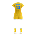 FEDERATION DE VOLLEYBALL DU CONGO Kit de match F - Jaune