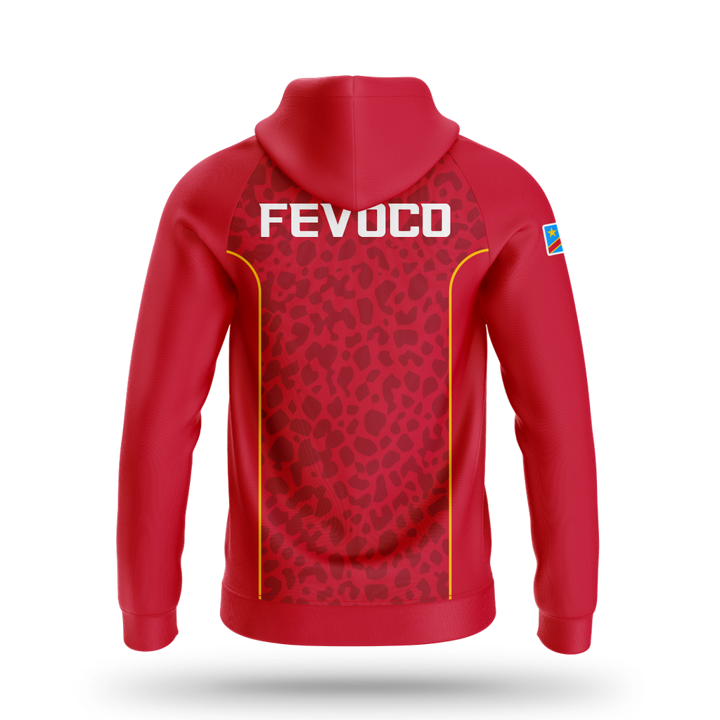 FEVOCO Veste de survêtement - Rouge