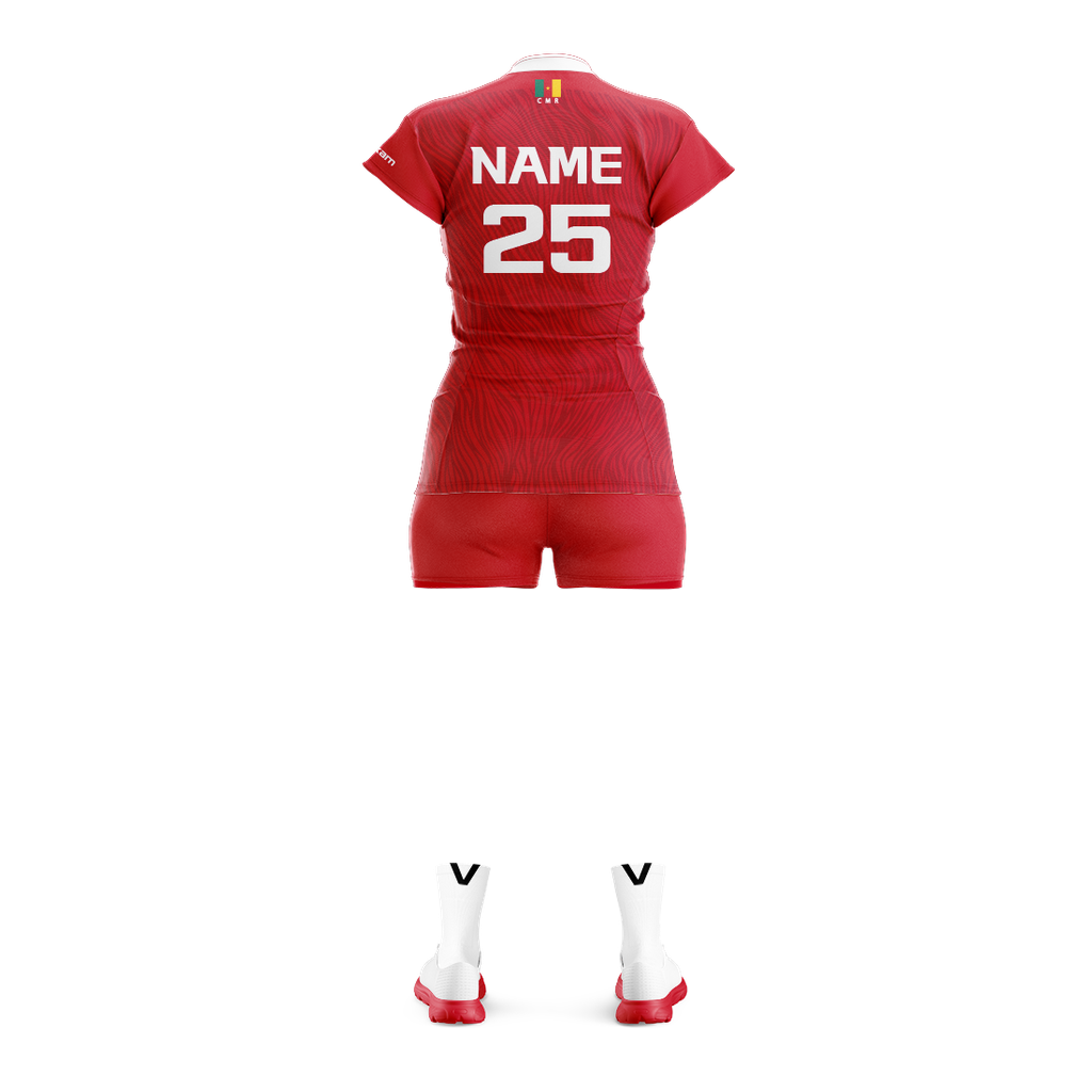 FECAVOLLEY Kit de match F - Rouge