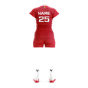 FECAVOLLEY Kit de match F - Rouge