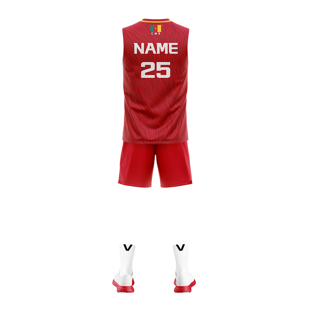FECAVOLLEY Kit de match H - Rouge