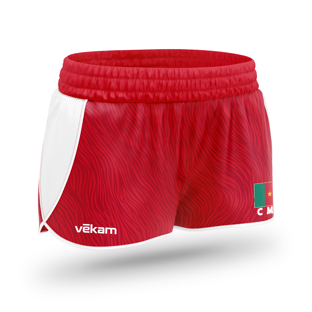 FECAVOLLEY Short F - Rouge