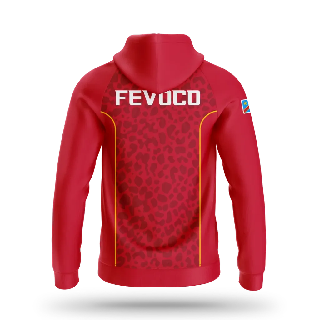 FEVOCO Veste de survêtement - Rouge