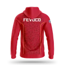 FEVOCO Veste de survêtement - Rouge