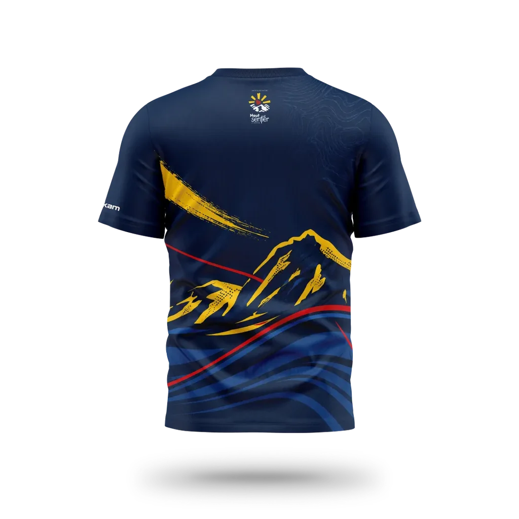 NOUT SENTIER T-shirt H - Blue