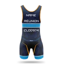 CLOD974 Combinaison Lutte "Bande Bleue"