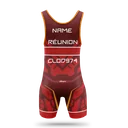 CLOD974 Combinaison Lutte "Bande Rouge"