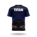 UNSS COLLEGE TITAN T-SHIRT - BLUE