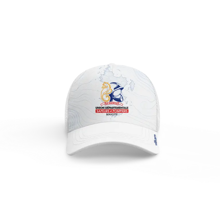 SAPEURS-POMPIERS DE MAYOTTE TRUCKER CAP - WHITE