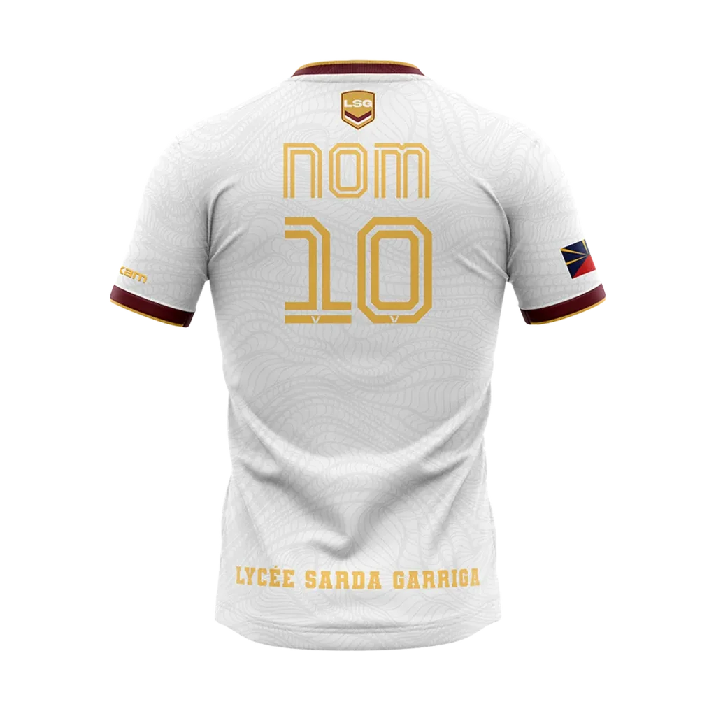 SARDA GAME JERSEY H M - WHITE