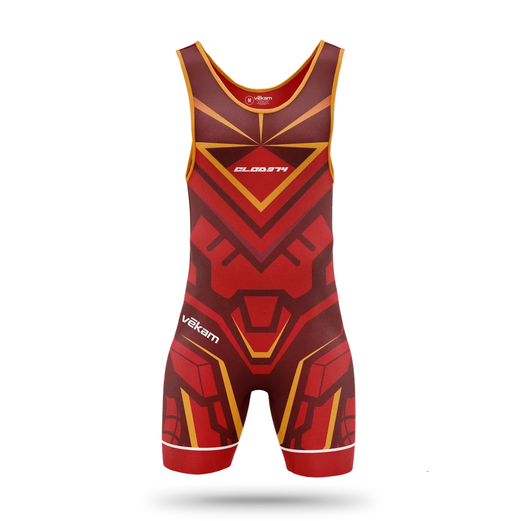 CLOD974 Combinaison Lutte "Bande Rouge"
