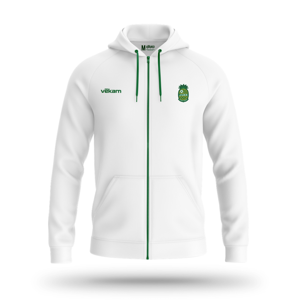 JSBN Veste de survêtement à capuche - Blanc