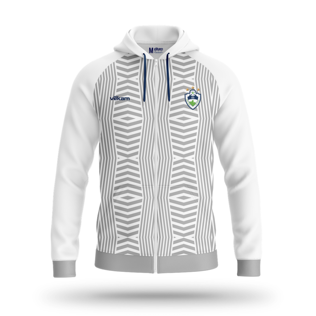 SEWE SPORT Veste de survêtement à capuche - Blanc