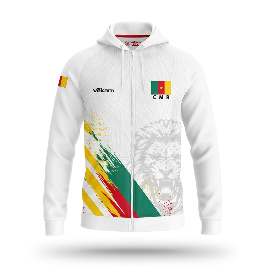 FECAVOLLEY Veste de survêtement - Blanc