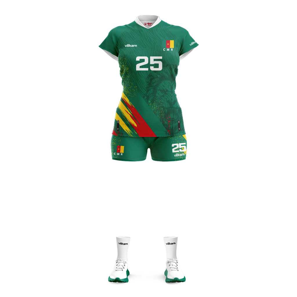 FECAVOLLEY Kit de match F - Vert