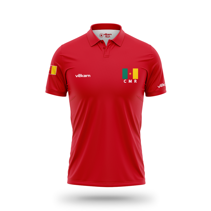 FECAVOLLEY Polo H - Rouge