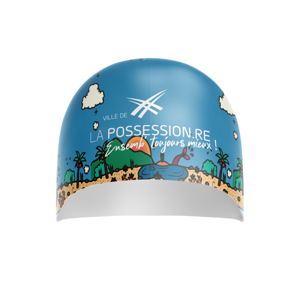 MAIRIE DE LA POSSESSION  BONNET DE BAIN - BLUE