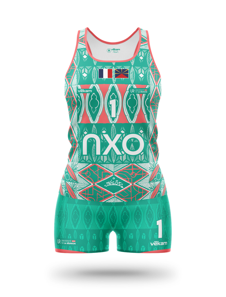 LRSU Beach Volley Game Kit F MÉGOT - Vert