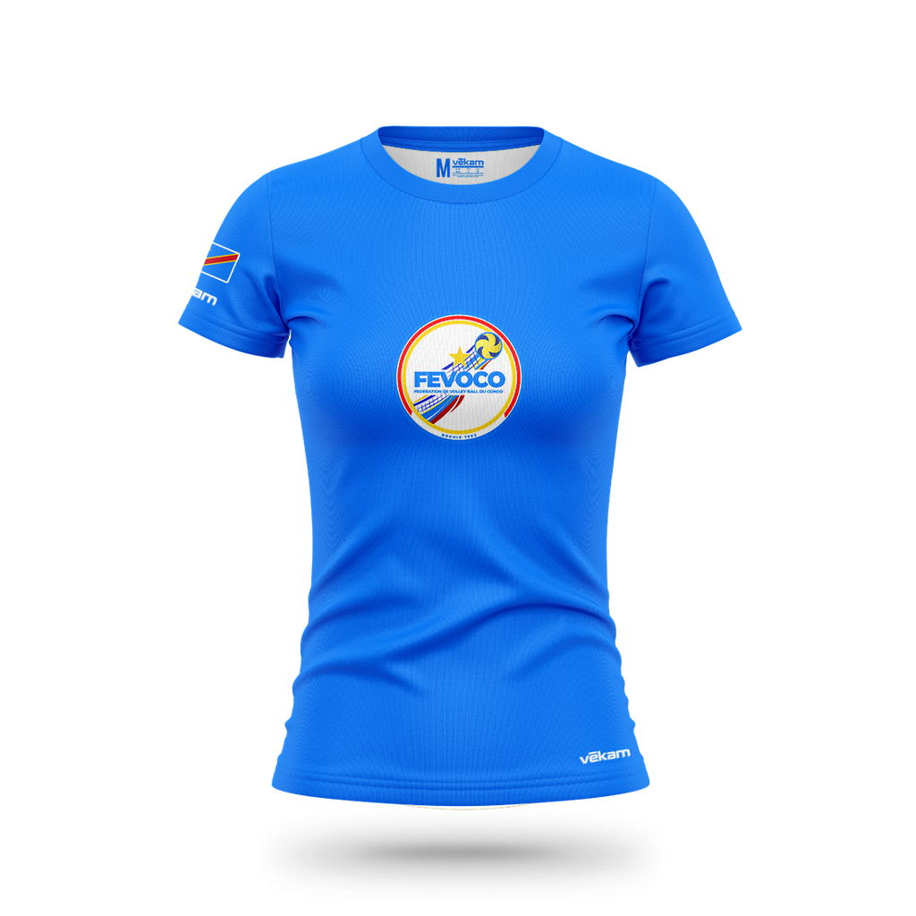 FEVOCO T-shirt F - Bleu