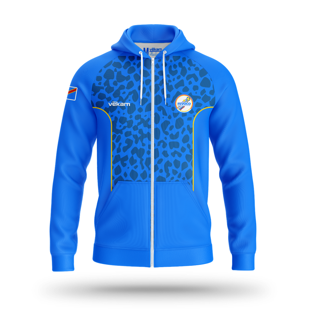 FEVOCO Veste de survêtement - Bleu
