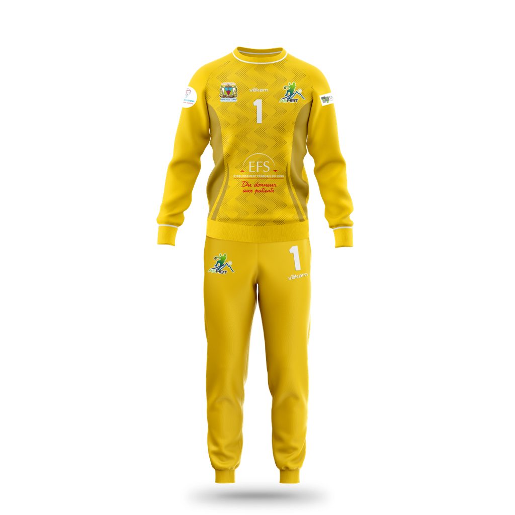 ASHB 26 GOALKEEPER GAME KIT - YELLOW