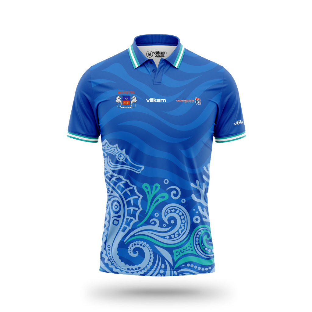 LIGUE MAYOTTE HB Polo H - Blue