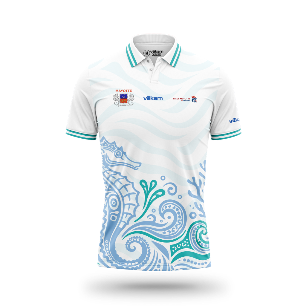 LIGUE MAYOTTE HB Polo H - White