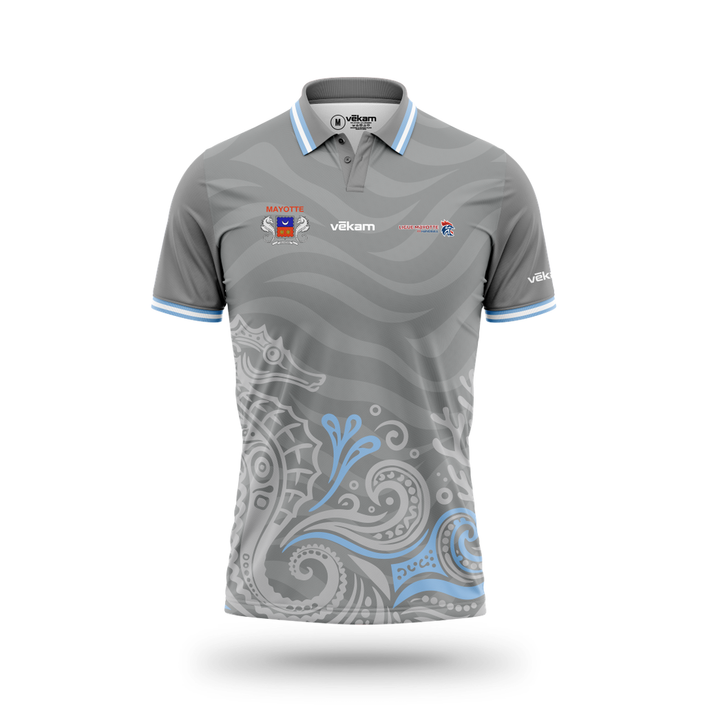 LIGUE MAYOTTE HB Polo H - Grey