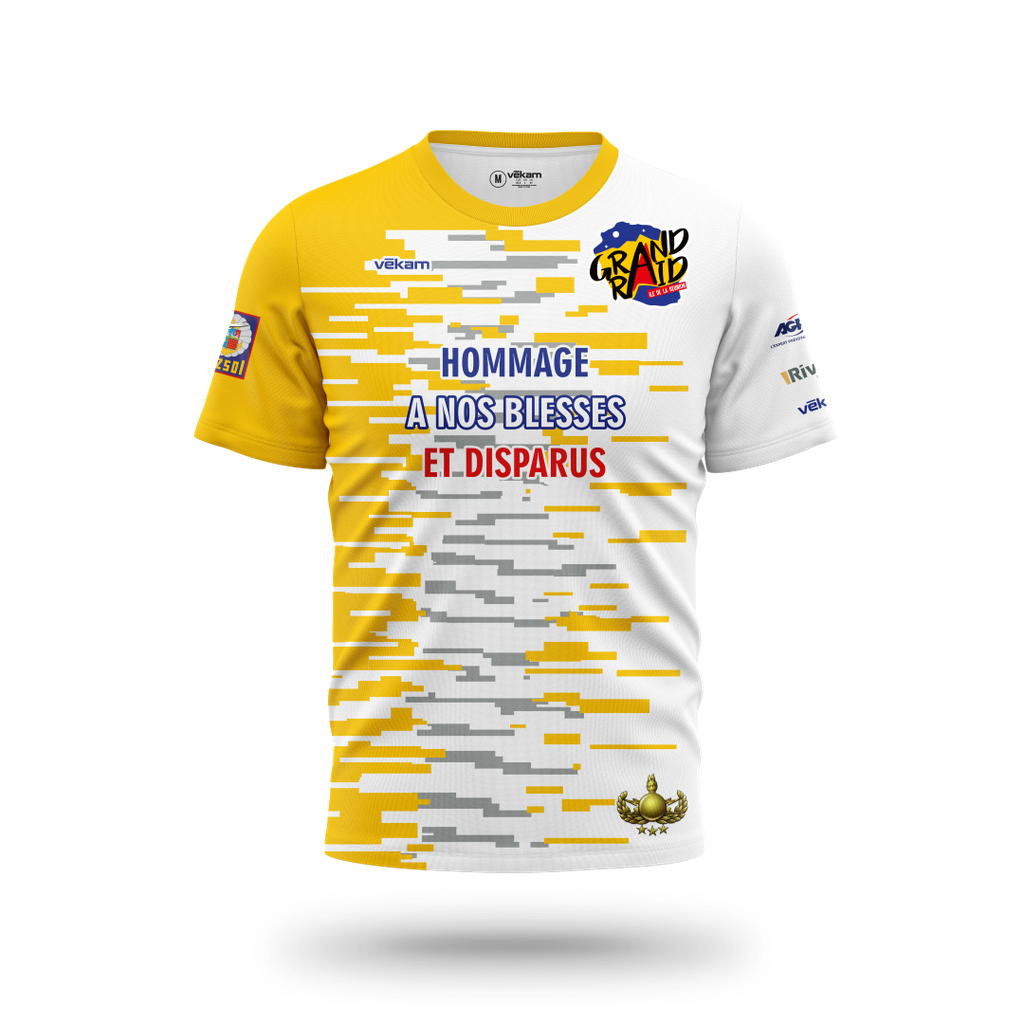 TEAM NEDEX T-SHIRT TRAIL H DIAGONALE - YELLOW