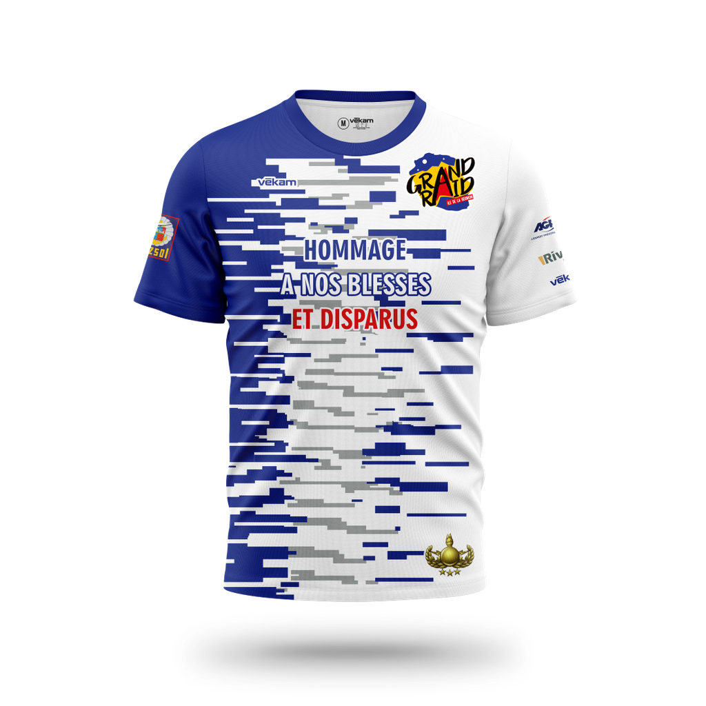 TEAM NEDEX T-SHIRT TRAIL H BOURBON - BLUE