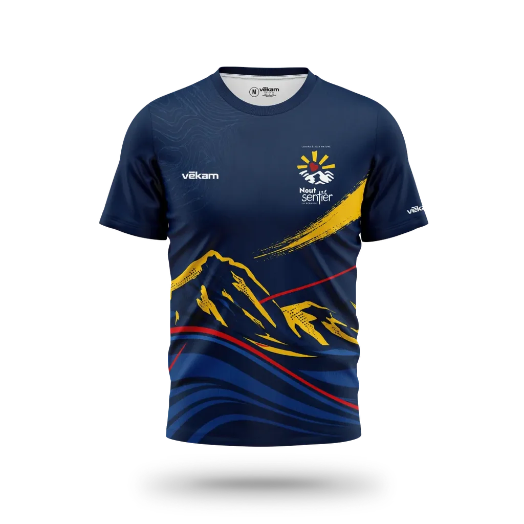 NOUT SENTIER T-SHIRT H - BLUE