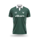 RETRO OVERSIZE POLO - OLIVE LINES