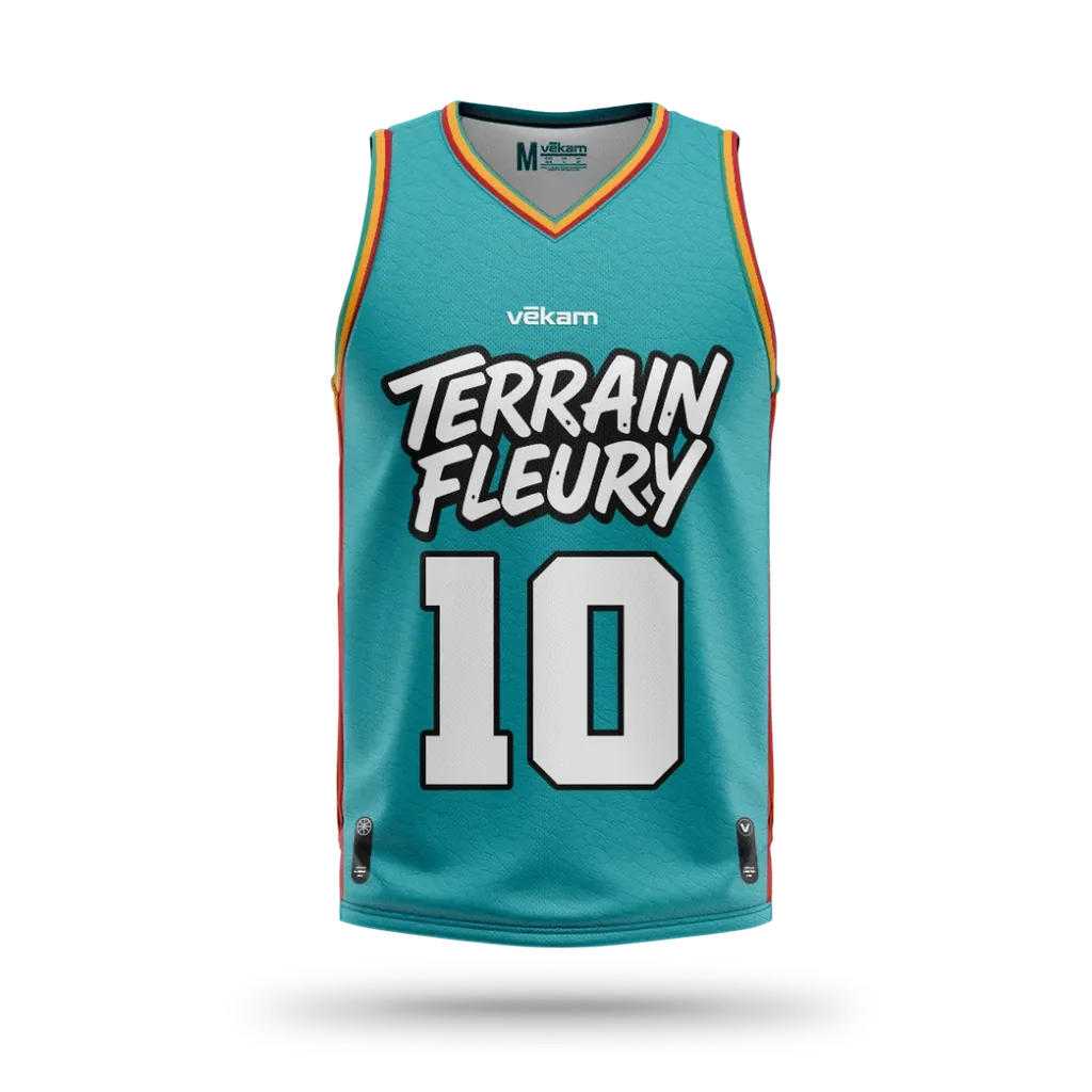 TERRAIN FLEURY JERSEY H - LAGOON