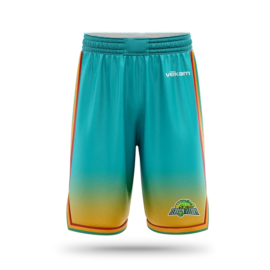 TERRAIN FLEURY GAME SHORT H - LAGOON