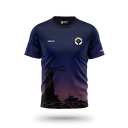 UNSS COLLEGE TITAN T-SHIRT H - BLUE