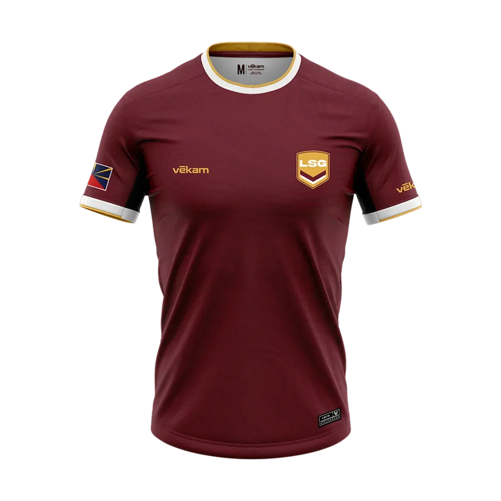 SARDA GAME JERSEY H M - GRENAT