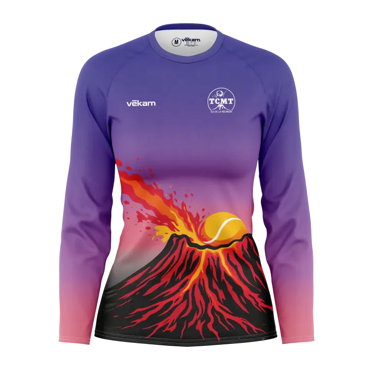 TCMT T-SHIRT ML F - PURPLE