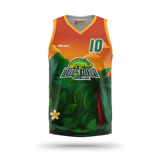 TERRAIN FLEURY JERSEY H - GREEN