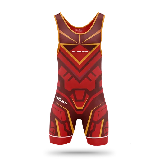 CLOD974 Combinaison Lutte "Bande Rouge"