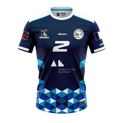 US DES AIGLES BLANCS Maillot - Bleu