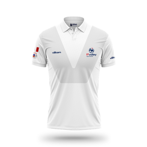 LMVB Polo Arbitre H - Blanc