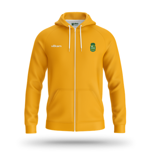 JSBN Veste de survêtement à capuche - Jaune