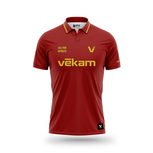 VEKAM PREMIUM Polo - Red Gold
