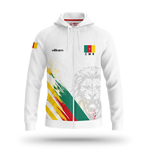 FECAVOLLEY Veste de survêtement - Blanc