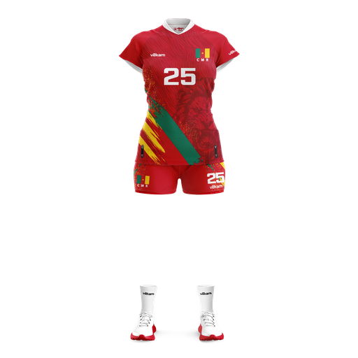 FECAVOLLEY Kit de match F - Rouge