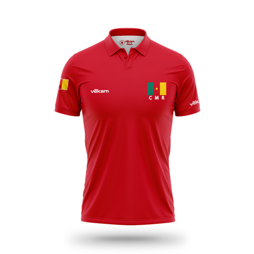 FECAVOLLEY Polo H - Rouge