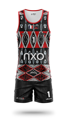 LRSU Beach Volley Game Kit H MÉGOT - Noir