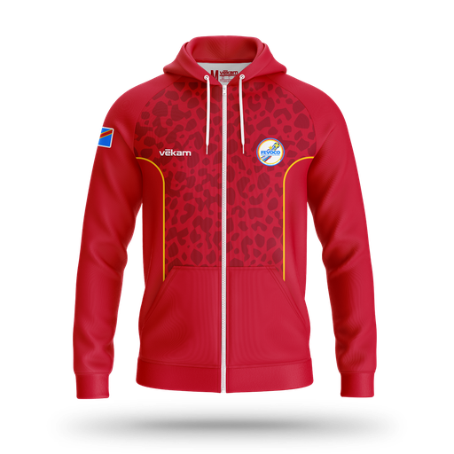 FEVOCO Veste de survêtement - Rouge